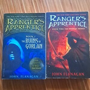 Ranger's Apprentice books 1&2 john Flanagan